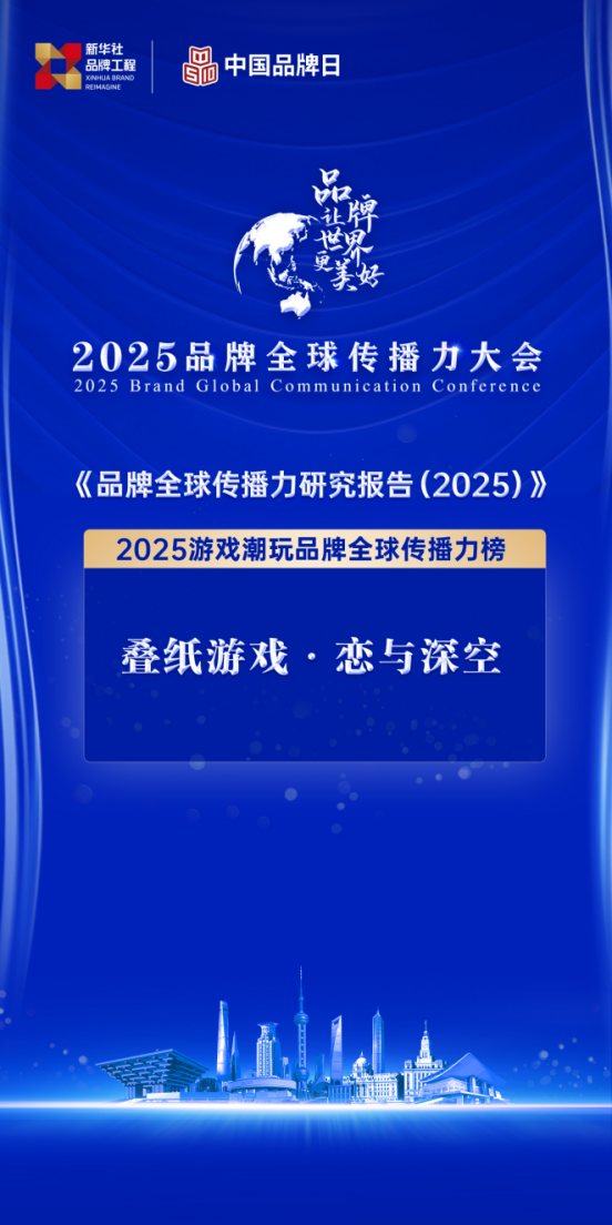 2025中国品牌全球传播力大会召开  叠纸《恋与深空》自研技术打造全球沉浸