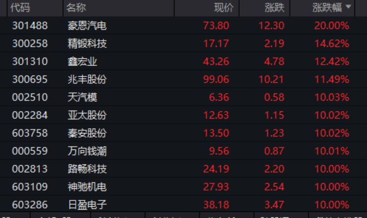 两大板块，涨停潮！