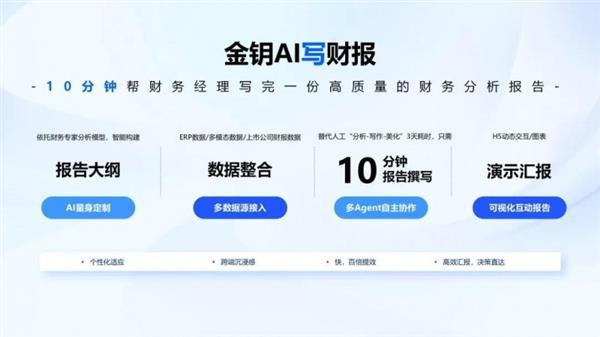 金钥财报：让每个用户都享受顶级财务专家服务