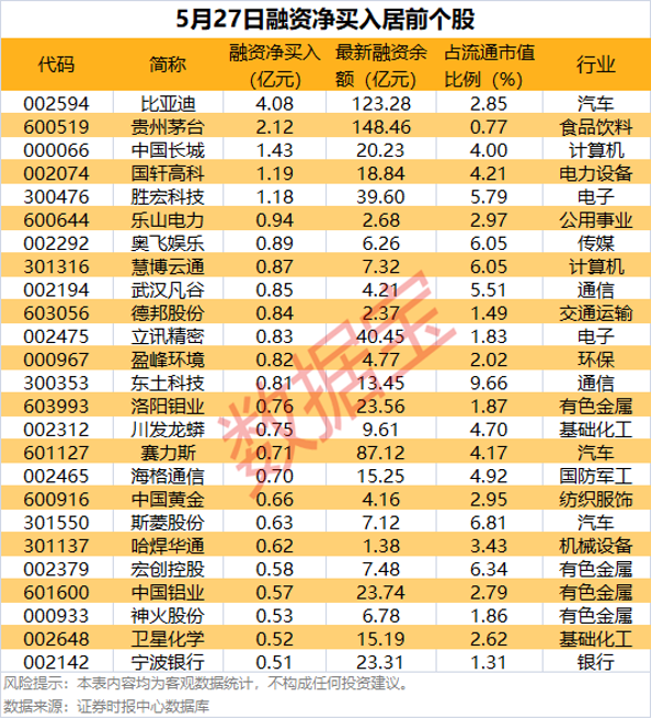 杠杆资金大幅加仓股，集中这两大行业！