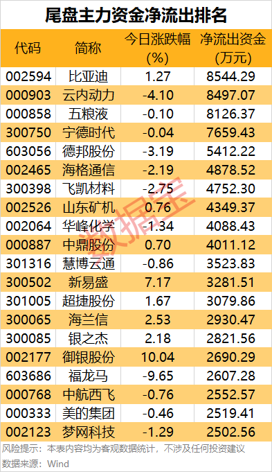 主力资金丨尾盘拉涨停，大资金出手！
