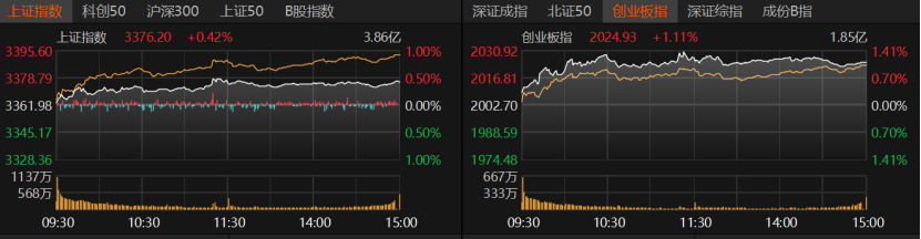 A股震荡走强！科技与消费“双轮驱动”